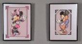 (2) PAIR OF MICKEY & MINNEY PA