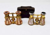 2 PAIR OF MOTHER OF PEARL OPER