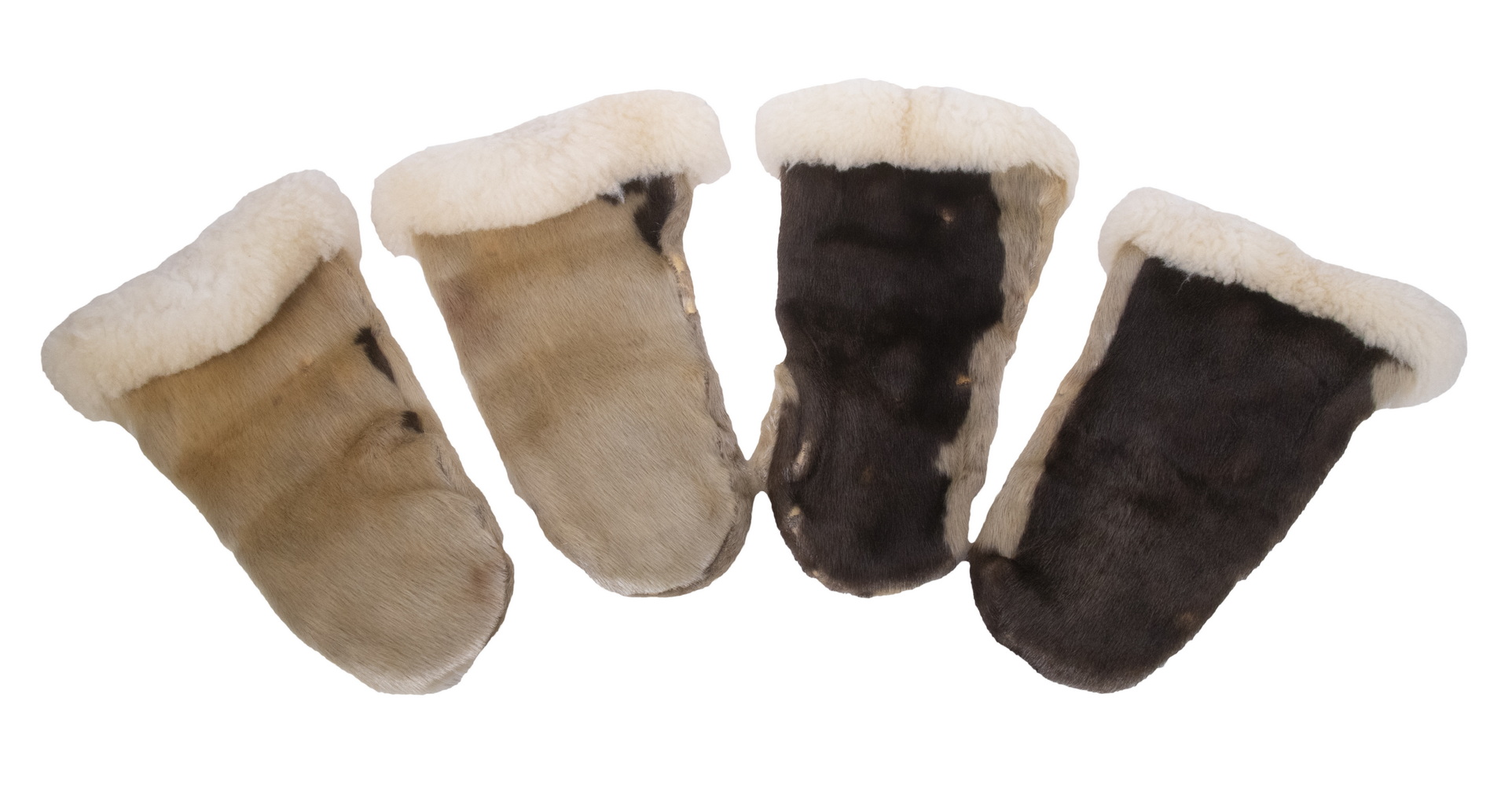 (2 PAIR) OF SEALSKIN MITTS,