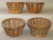 2 PAIR OF SMALL ORCHARD BASKET