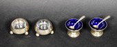 2 PAIR STERLING SALT CELLARS2