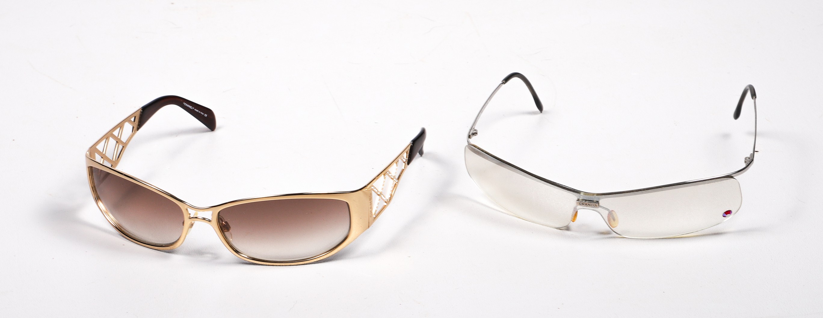 (2) Pair vintage Chanel