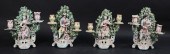 2 PAIRS CHELSEA STYLE PORCELAI