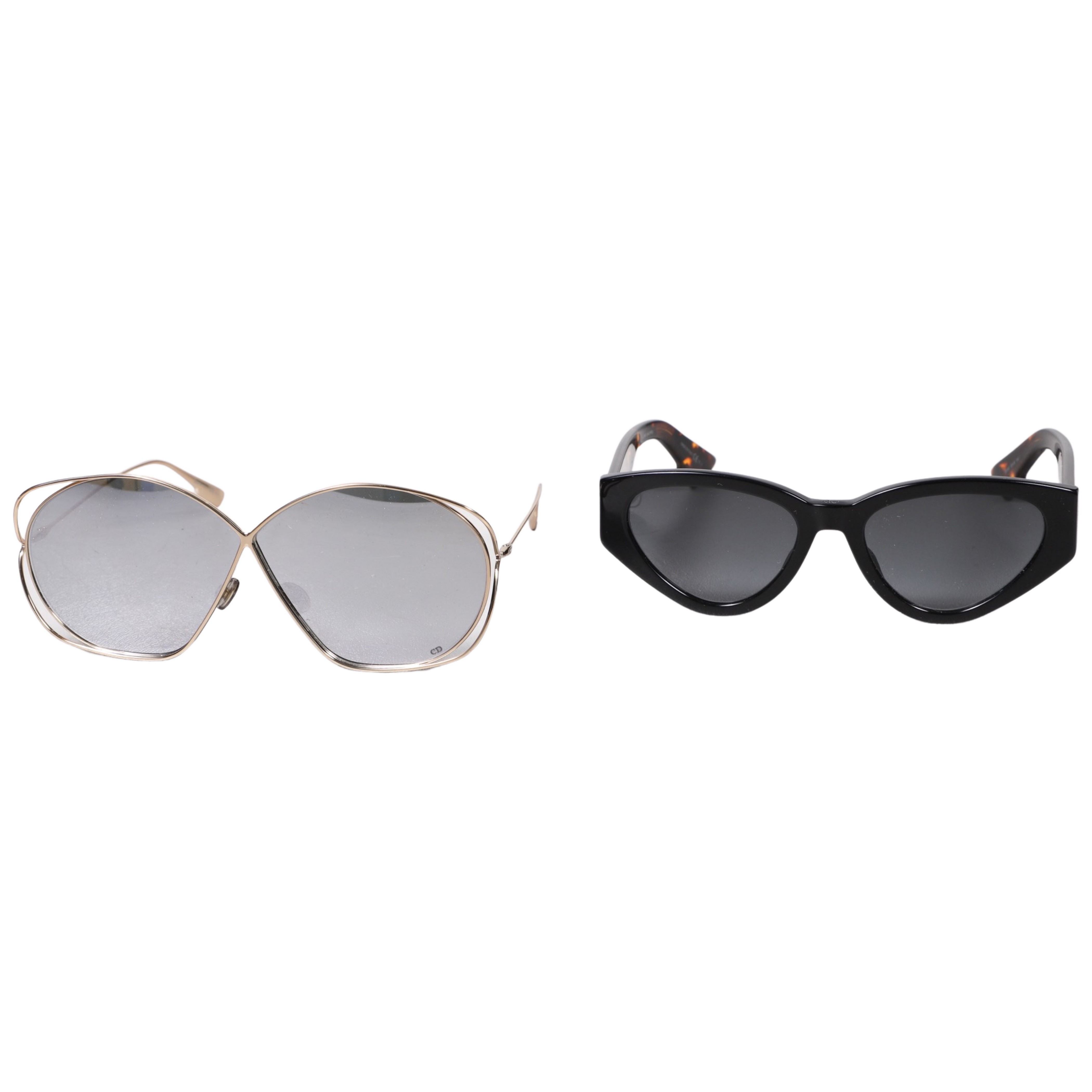 (2) Pairs Dior sunglasses to