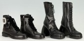 2 PAIRS OF COMBAT STYLE BOOTS,
