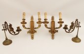2 PAIRS OF FRENCH REGENCY INSP