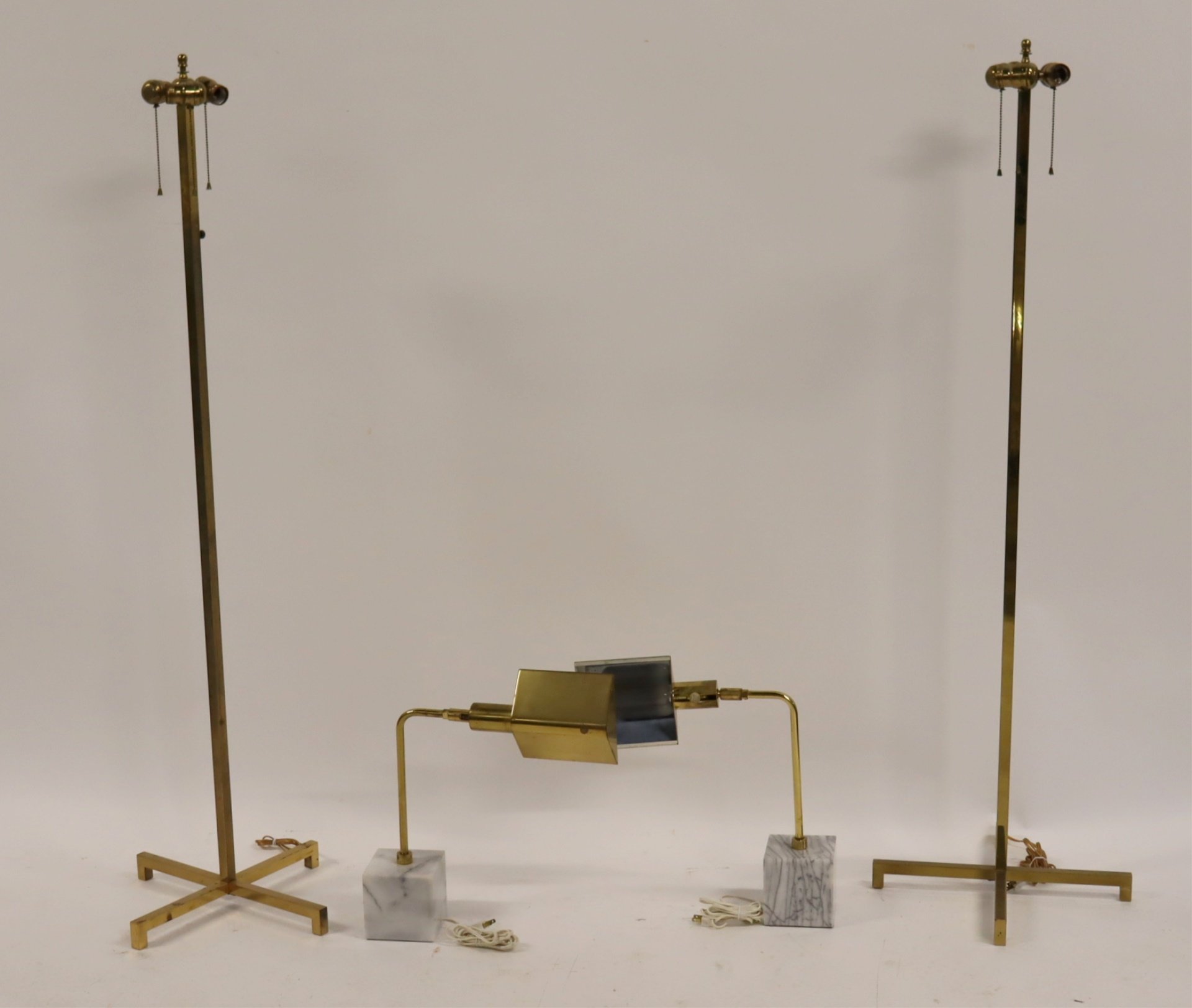 2 PAIRS OF MIDCENTURY LAMPS INC