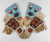 2 PAIRS OF NATIVE AMERICAN BEA