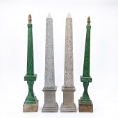 2 PAIRS OF OBELISKS, LATERAN A