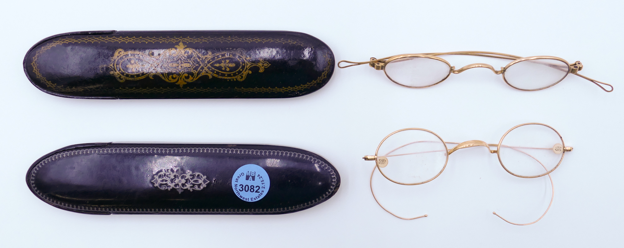 2 Pairs Victorian 14k and Gold
