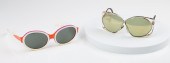 (2) Pairs vintage sunglasses t