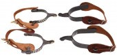 (2 PAIRS) WESTERN COWBOY SPURS