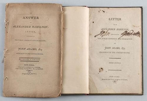2 PAMPHLETS: ALEXANDER HAMILTON AND