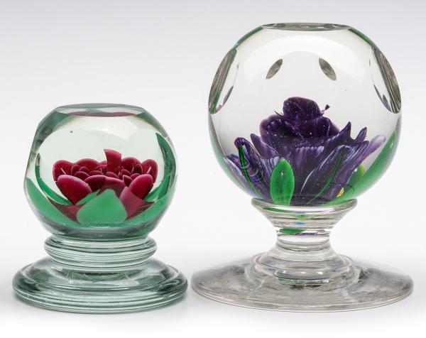 2 PAPERWEIGHTS: PAIRPOINT