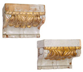 (2) PARCEL-GILT &AMP; PAINTED