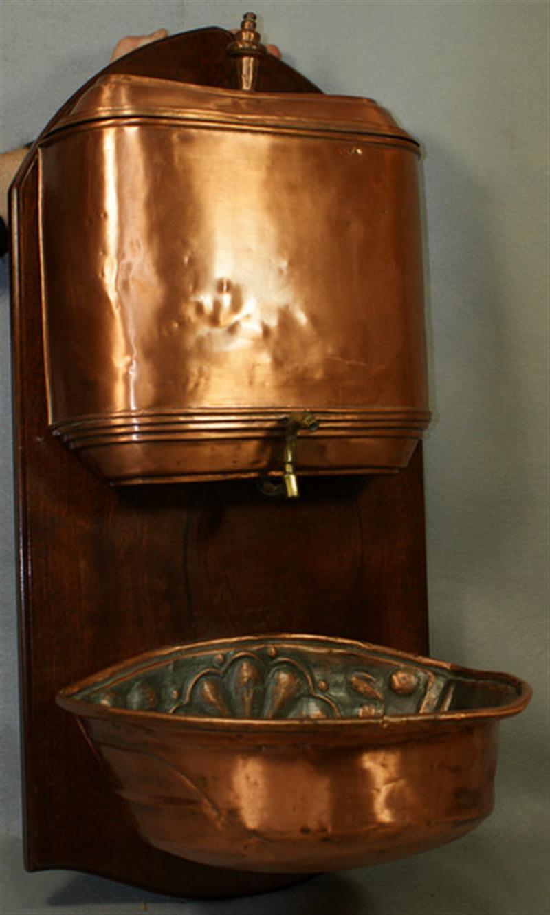 2 part copper lavebo mounted on
