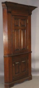 2 PART CORNER CUPBOARDca. 1780