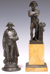 (2) PATINATED BRONZE &AMP; SPE