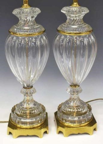 (2) PAUL HANSON PRESSED GLASS