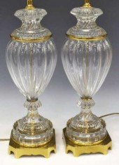 (2) PAUL HANSON PRESSED GLASS