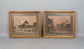 2 PAUL LEON JAZET ENGRAVINGS W