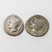 (2 PC) ANCIENT COIN GROUPINGDE