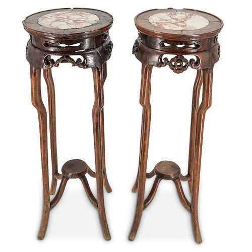 (2 PC) ANTIQUE CHINESE HUANGHUALI