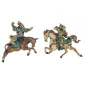 (2 PC) ANTIQUE CHINESE WUCAI G