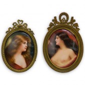 (2 PC) ANTIQUE EROTIC VIENNA F