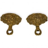 (2 PC) ANTIQUE GILDED CHANDELI