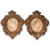 (2 PC) ANTIQUE ITALIAN ORNATE
