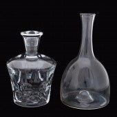 2 PC, BACCARAT "BELUGA" & RIED