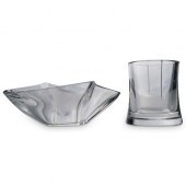 (2 PC) BACCARAT CRYSTAL BOWL V