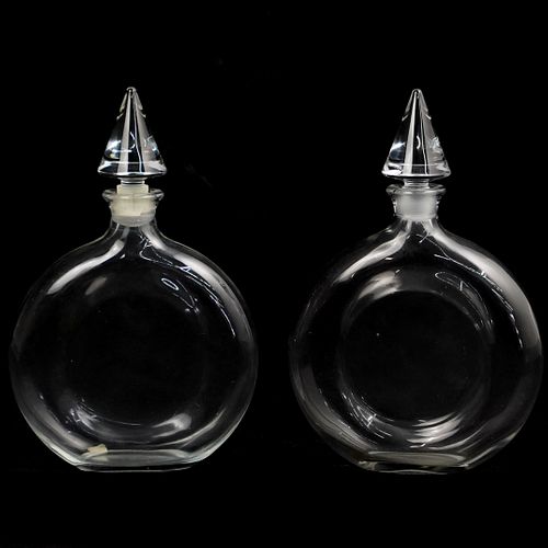 (2 PC) BACCARAT "GUERLAIN" GLASS