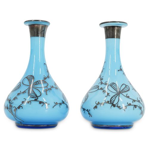 (2 PC) BLUE SILVER OVERLAY
