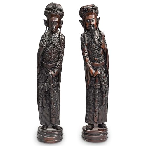 (2 PC) CHINESE EMPEROR AND