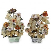(2 PC) CHINESE JADE AND SEMI P