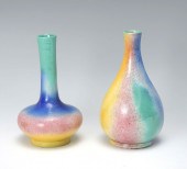 2 PC. CHINESE SPLASH GLAZED VA
