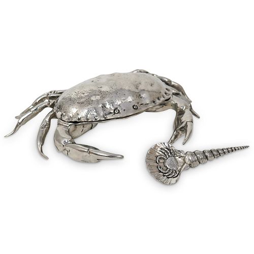 (2 PC) CIPOLLA PEWTER CRAB CAVIAR