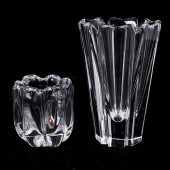 (2 PC) CRYSTAL ORREFORS CENTER