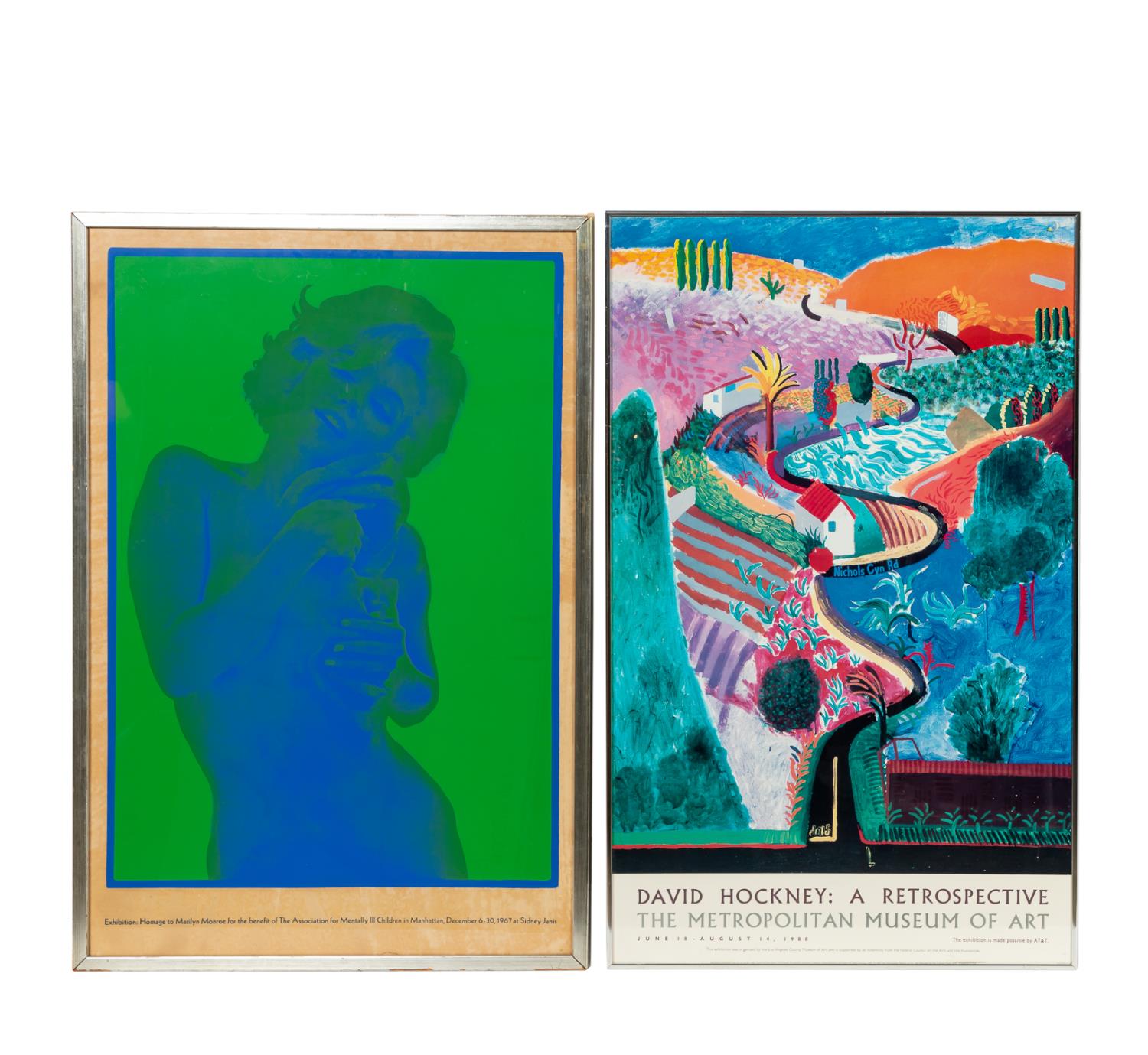 2 PC DAVID HOCKNEY & BERT STERN