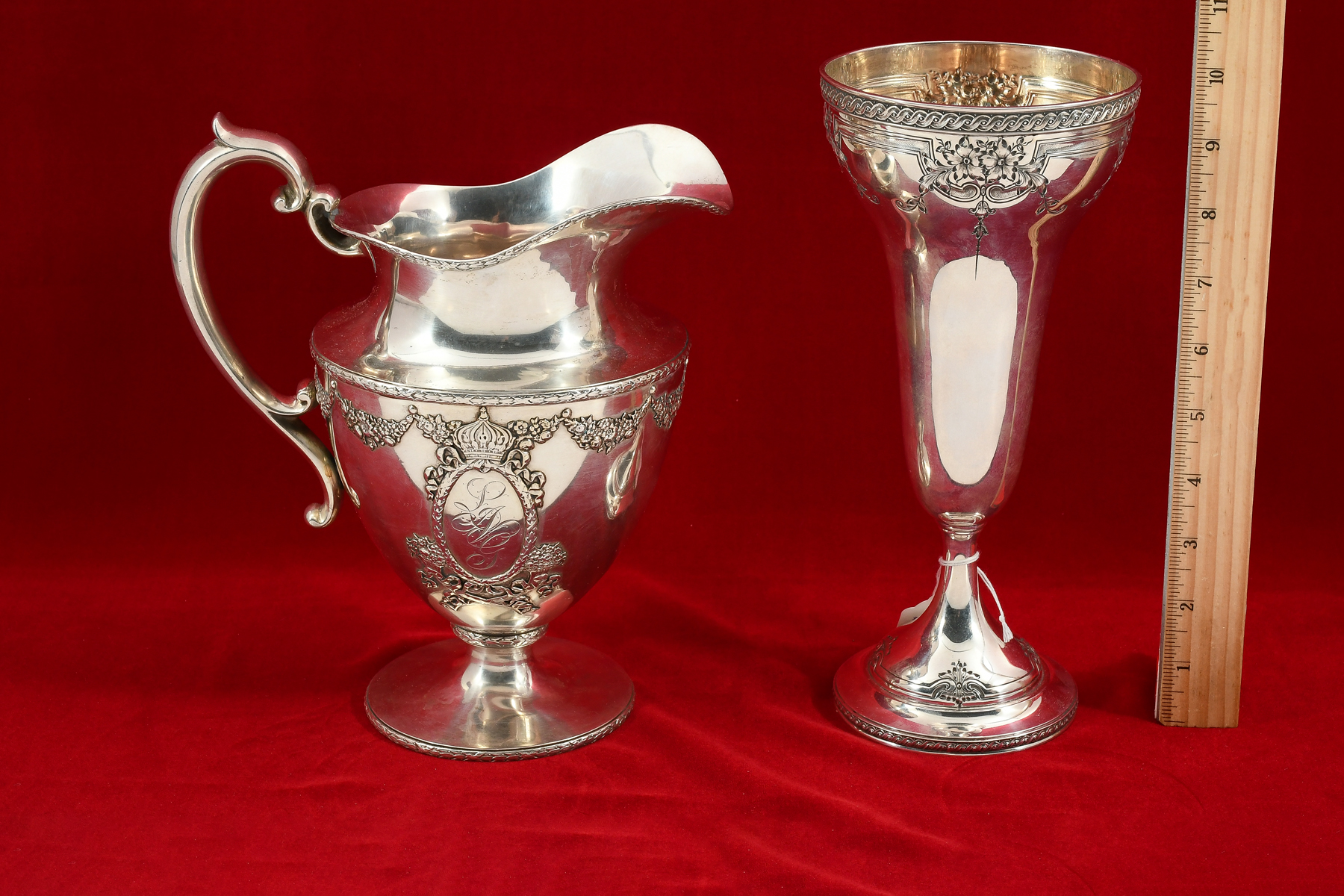 2 PC. DURGIN 19TH-CENTURY