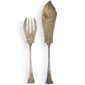 (2 PC) DUTCH STERLING SERVING