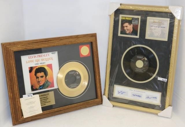 2 PC ELVIS PRESLEY LOT TO INCLUDE A