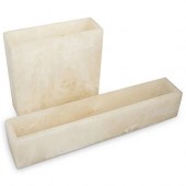 (2 PC) FAUX ALABASTER MODERN D