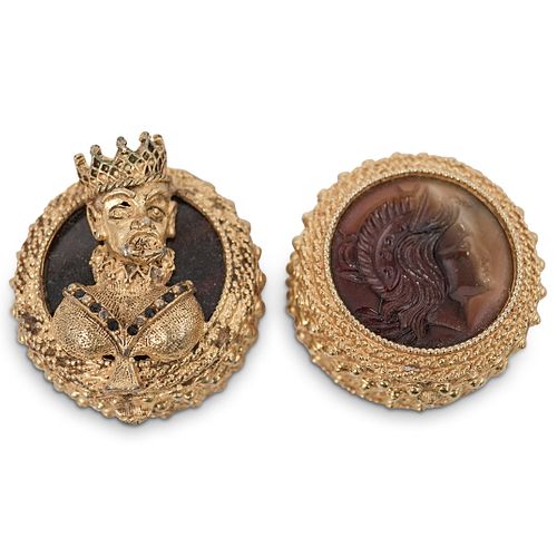 (2 PC) FLORENZA CAMEO PILL