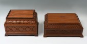 2 PC. FRANK MARTELLI CARVED JE