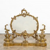 2 PC FRENCH ROCOCO STYLE FIREP