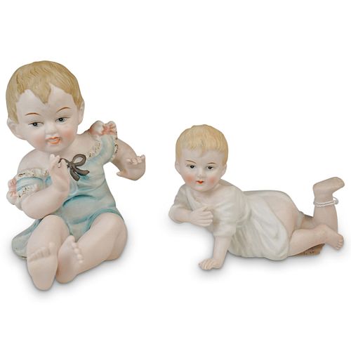 (2 PC) GERMAN HEUBACH BABIES BISQUE