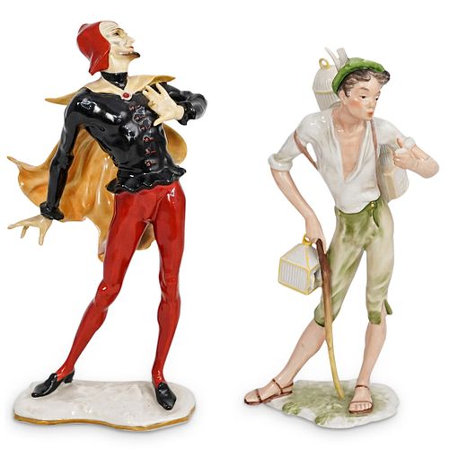 (2 PC) GERMAN PORCELAIN
